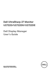 Dell U2722D Display Manager Users Guide