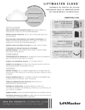 LiftMaster CAPCELL Cloud Product Guide - Spanish