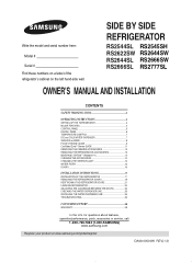 Samsung RS267LAWW User Manual (user Manual) (ver.1.3) (English)