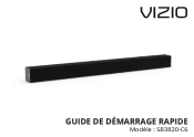 Vizio SB3820-C6 Quickstart Guide (French)