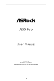 ASRock A55 Pro User Manual