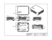 NEC NP-P502HL Mechanical Drawing