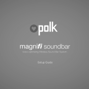 Polk Audio MagniFi Magnifi Product Manual
