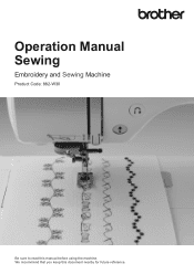 Brother International Innov-is XP2 Operation manual Sewing