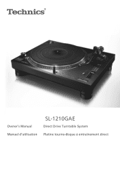 Panasonic SL-1210GAE Owners Manual