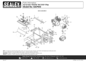 Sealey GG7500 Parts Diagram