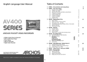 Archos AV400 User Manual