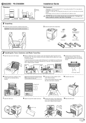Kyocera FS-C5400DN FS-C5400DN Installation Guide