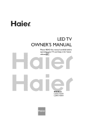 Haier LE40C13800a User Manual