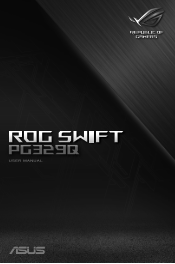 Asus ROG Swift PG329Q PG329Q Series User Guide