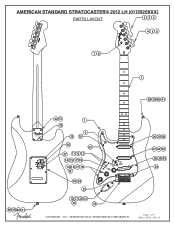 Fender American Standard Stratocaster Left-Hand American Standard Stratocaster Left-Handed Service Diagrams