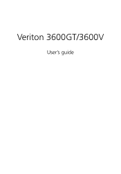 Acer Veriton 3600GT Veriton 3600GT User's Guide