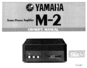 Yamaha M-2 Owner's Manual