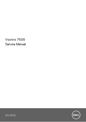Dell Vostro 7500 Service Manual