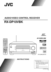 JVC RX-DP10VBK Instructions