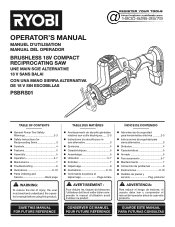 Ryobi PSBRS01B Operation Manual