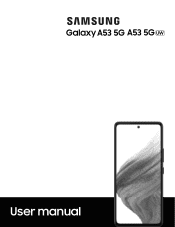 Samsung Galaxy A53 5G Visible User Manual