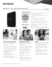 Netgear C7000-1AZNAS Product Data Sheet