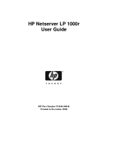 HP LH3000r HP Netserver LP 1000r User Guide