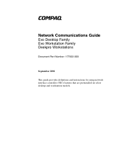 Compaq Evo D300 Network Communications Guide