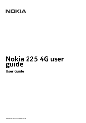 Nokia 225 4G User Manual