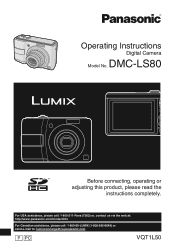 Panasonic DMC-LS80S Digital Camera