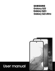 Samsung Galaxy S22 Ultra Unlocked User Manual
