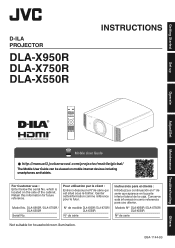 JVC DLA-X550R Instruction Manual