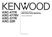 Kenwood KRC-477R User Manual