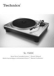 Panasonic SL-1500 Owners Manual