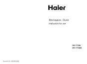 Haier HR-1770M User Manual
