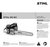 Stihl MS 661 Instruction Manual