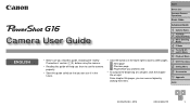 Canon PowerShot G16 User Guide