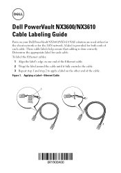 Dell PowerVault NX3600 Dell PowerVault NX3600/NX3610 Cable Labeling 
	Guide
