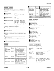 Epson ES-600C Product Information Guide