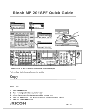 Ricoh Aficio MP 201SPF Manual