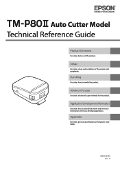 Epson Mobilink TM-P80II Plus Technical Reference Guide