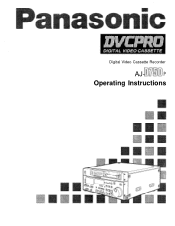 Panasonic AJD750 AJD750 User Guide