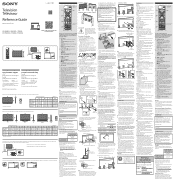 Sony XR-75X93L Reference Guide