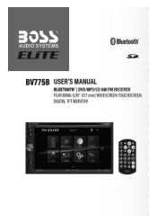 Boss Audio BV775BLC User Manual