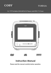 Coby TF-DVD1256 User Manual