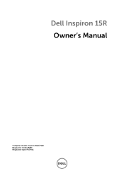Dell I15R-2105SLV Owners Manual