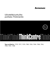 Lenovo ThinkCentre M70z Slovak (User guide)