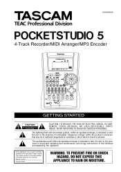 TASCAM PocketStudio 5 Getting Started