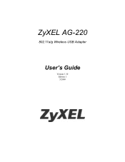 ZyXEL AG-220 User Guide