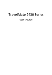 Acer TravelMate 2430 TravelMate 2430 User's Guide EN