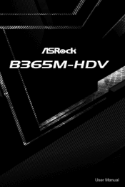 ASRock B365M-HDV User Manual