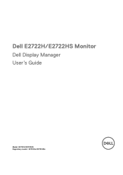 Dell E2722H Display Manager Users Guide