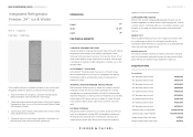 Fisher and Paykel RS2484WRUK1 Quick Reference guide