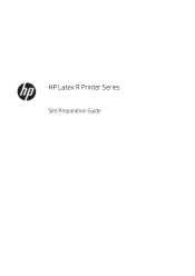 HP Latex R1000 Site Preparation Guide